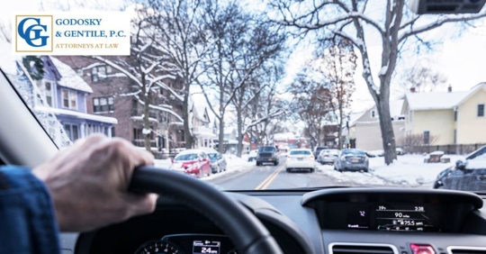 driving while snowing