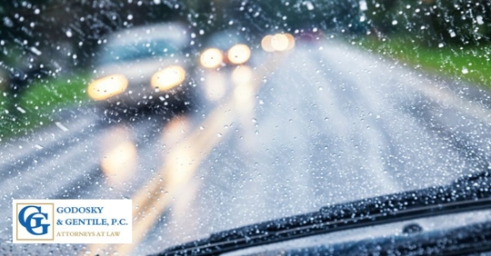 driving while raining