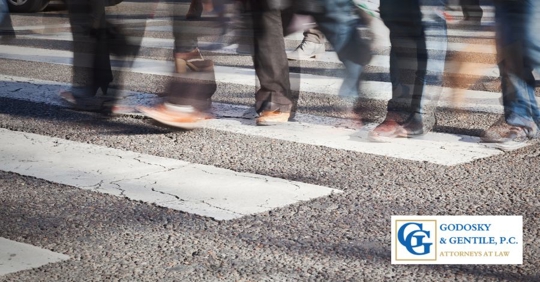 pedestrians walking